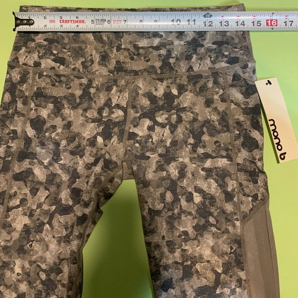 NWT🍀Mono B High Rise Mesh Yoga Pants Stirrup Leggings Active Wear - Picture 11 of 11